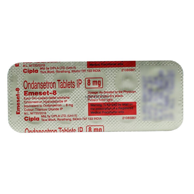 Emset 8 Mg Tablet 10
