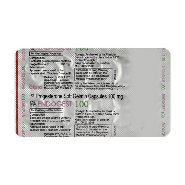 Endogest 100 Mg Capsule 10
