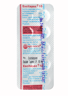 Escitapax 20 Mg Tablet 10