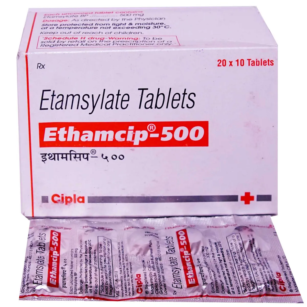 Ethamcip 500 Mg Tablet 10
