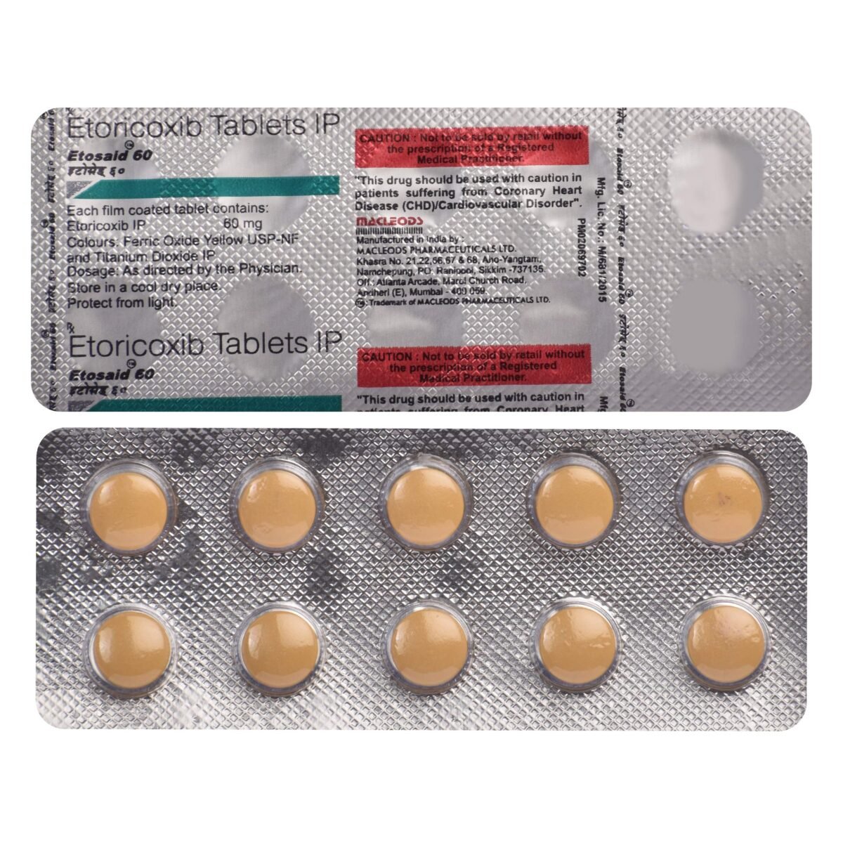 Etosaid 60 Mg Tablet 10