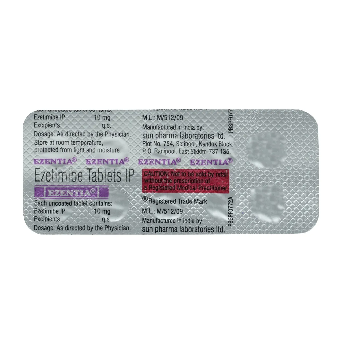Ezentia 10 Mg Tablet 10