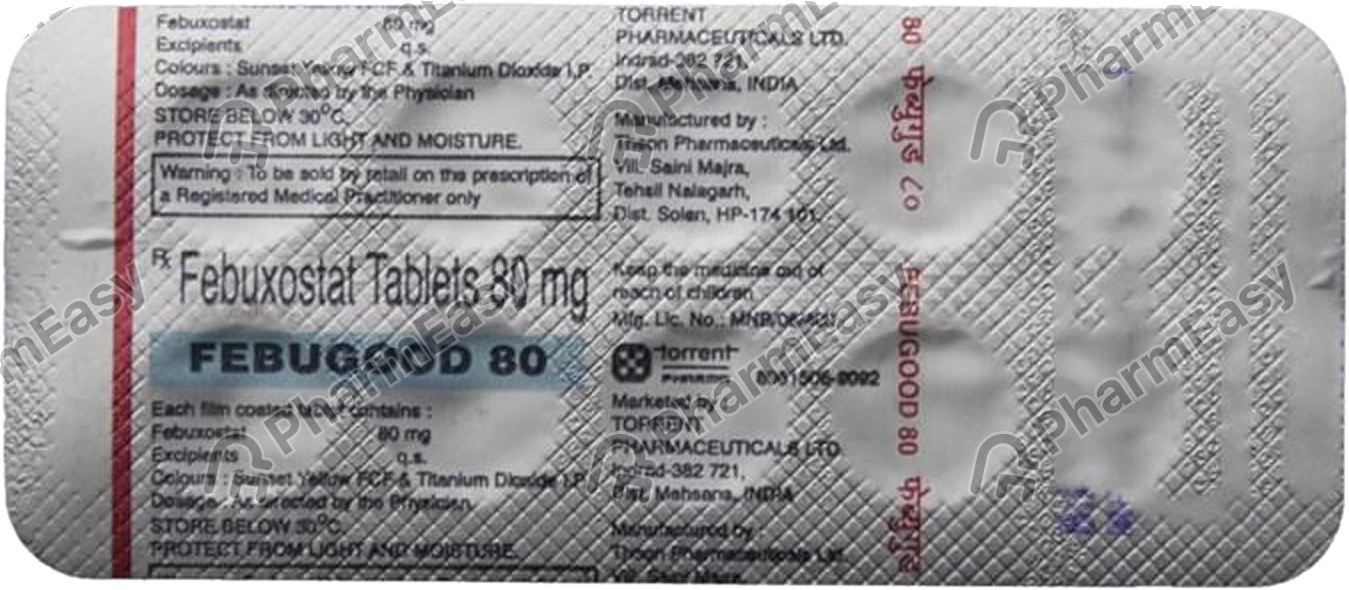 Febugood 80 Mg Tablet 10