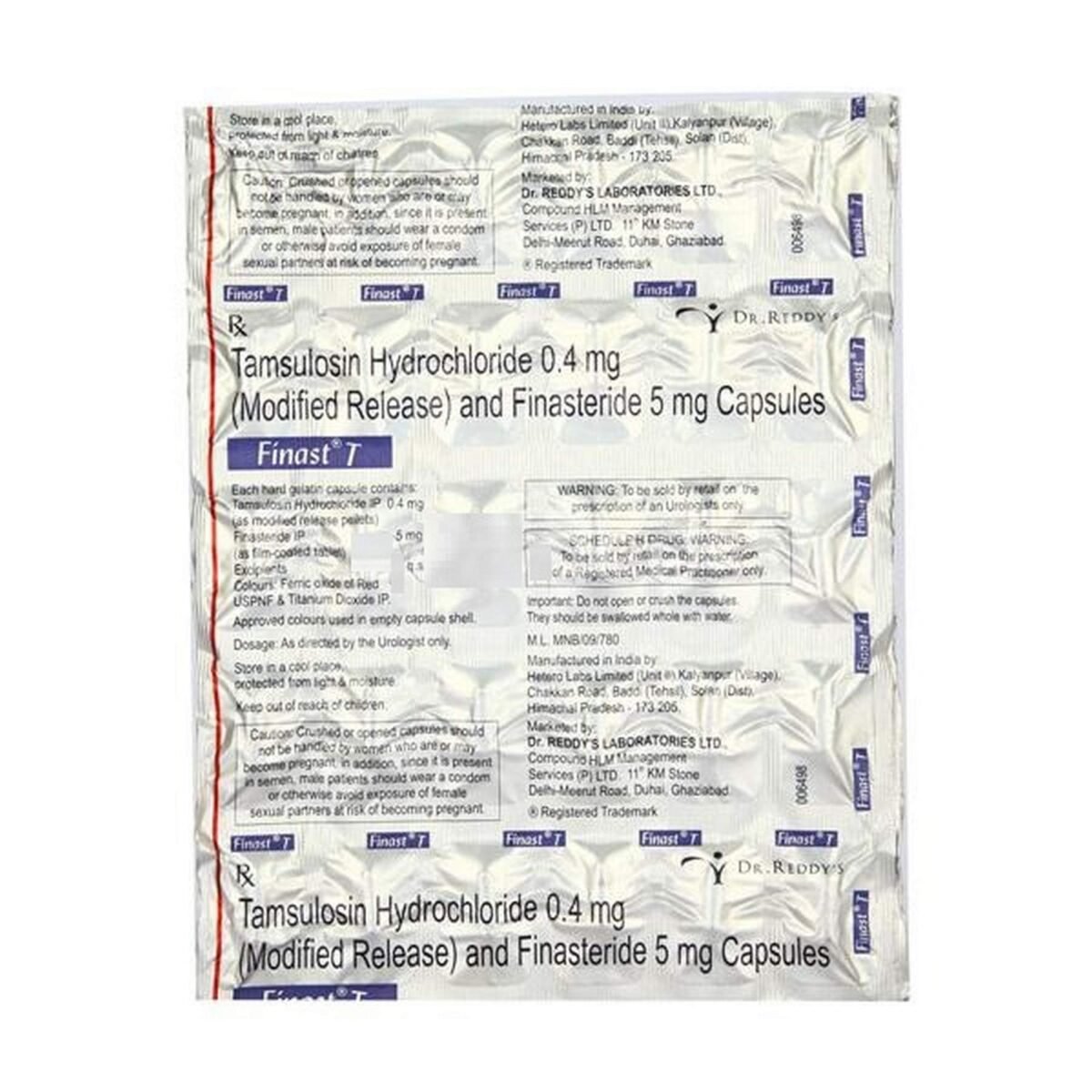 Finast T 0.4/5 Mg Capsule 10