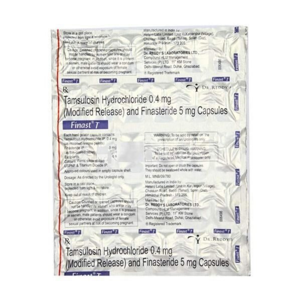 Finast T 0.4/5 Mg Capsule 10