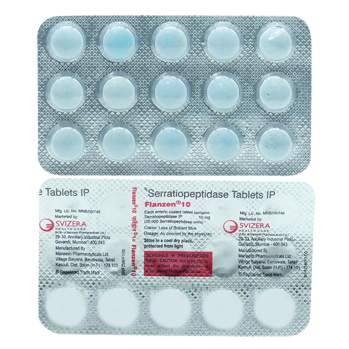 Flanzen 10 Mg Tablet 10