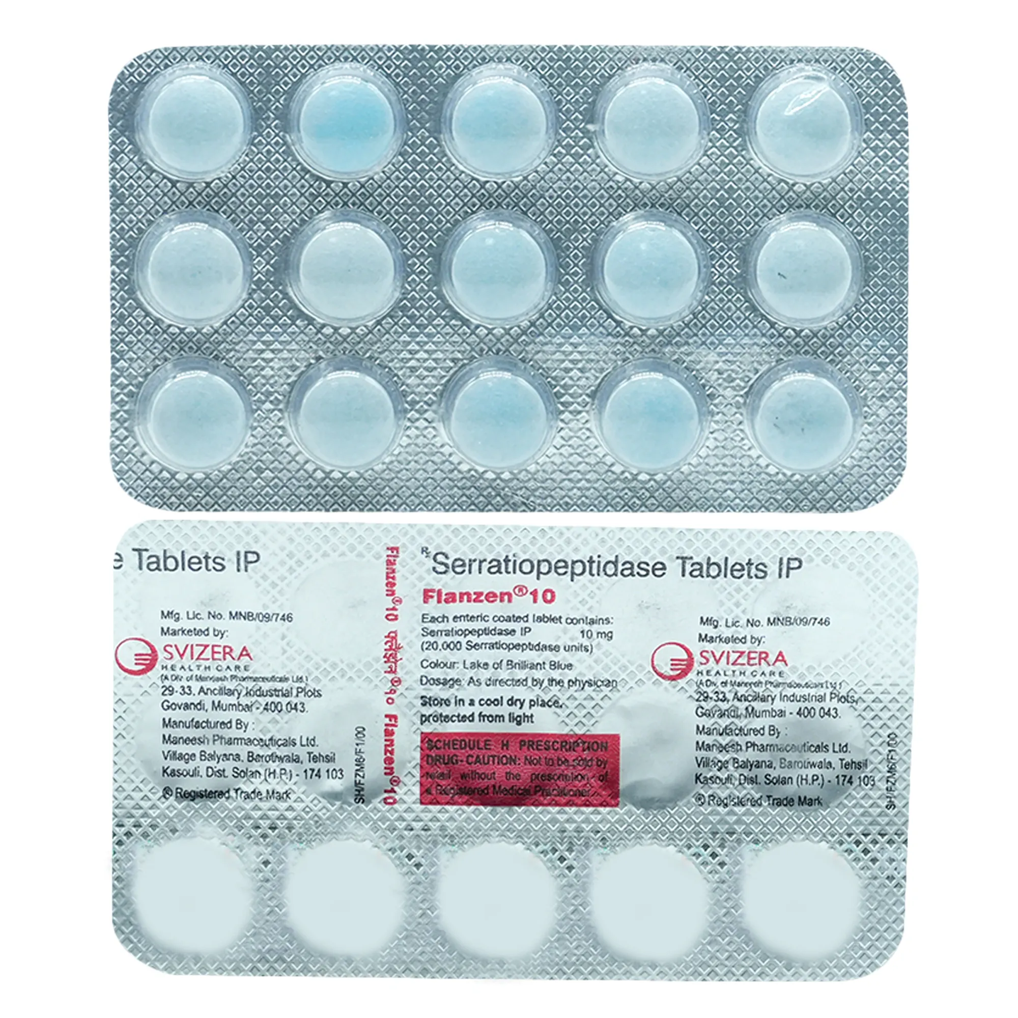 Flanzen 10 Mg Tablet 10