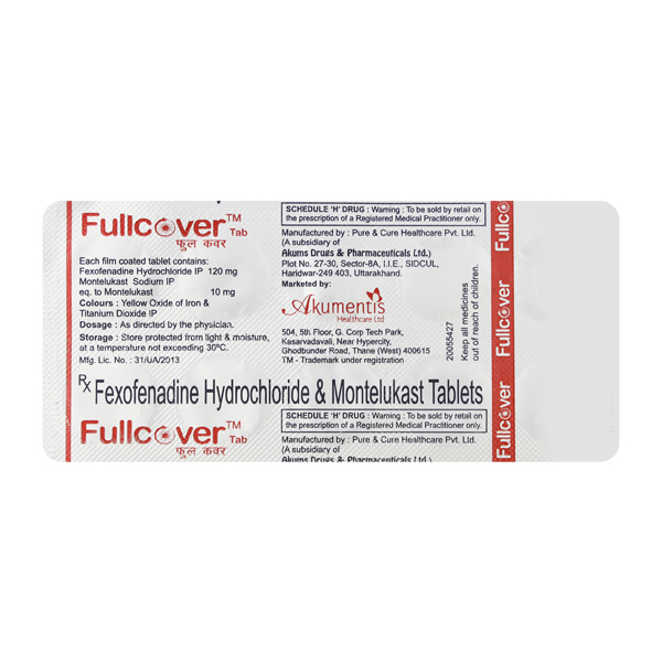 Fullcover 10/120 Mg Tablet 10