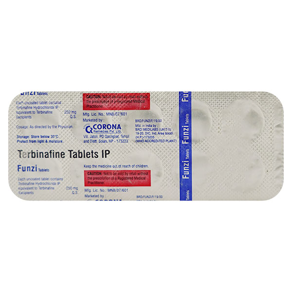 Funzi 250 Mg Tablet 10