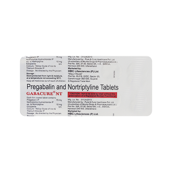 Gabacure Nt Tablet 10