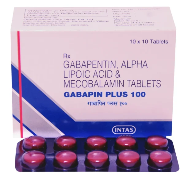Gabapin Plus 100 Mg Tablet 10