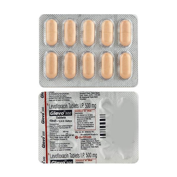 Glevo 500 Mg Tablet 10