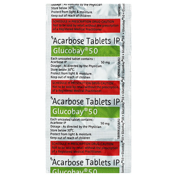 Glucobay 50 Mg Tablet