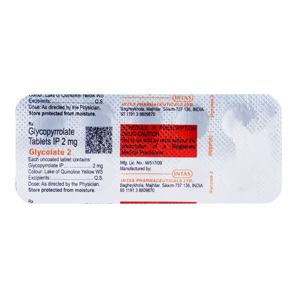 Glycolate 2 Mg Tablet 10