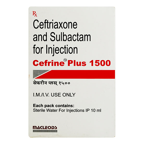 Cefrine Plus 1000/500 Mg Injection 1