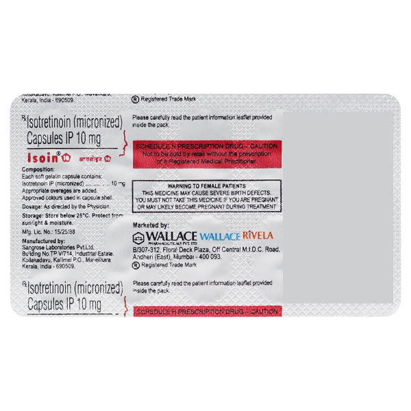Isoin 10 Mg Capsule 10