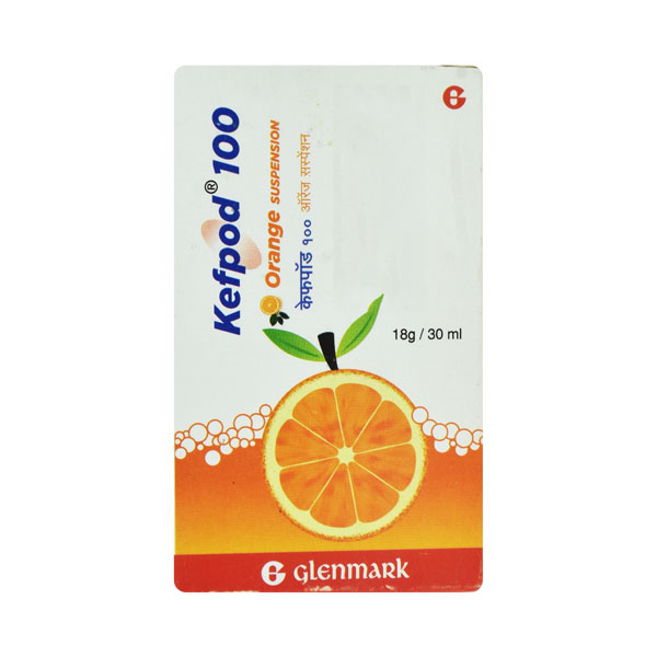 Kefpod Orange 100 Mg Suspension 30 Ml