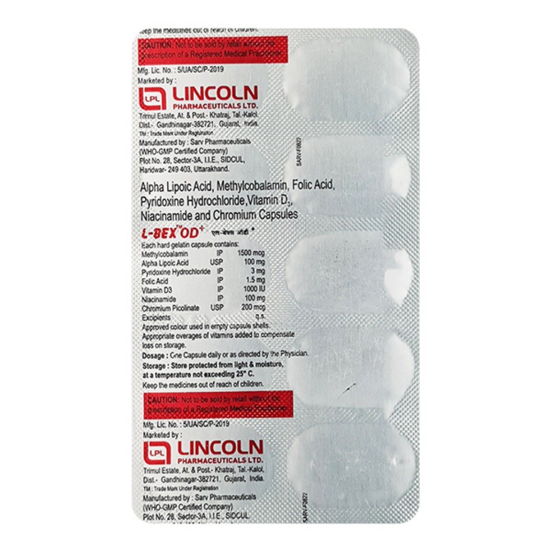 L-Bex-12 Od 1500 Mcg Tablet 10