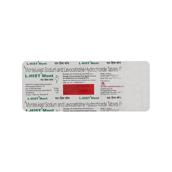 L Hist Mont 10/5 Mg Tablet 10