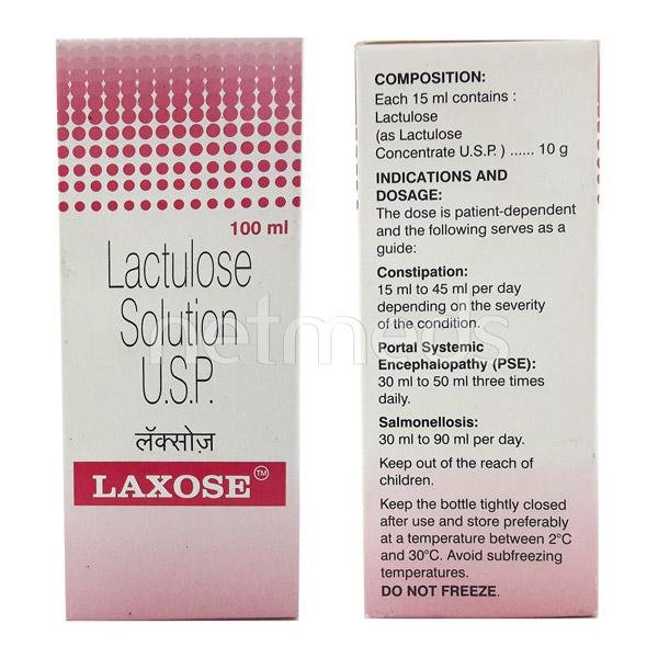 Laxose 10 Gm Syrup 100 Ml