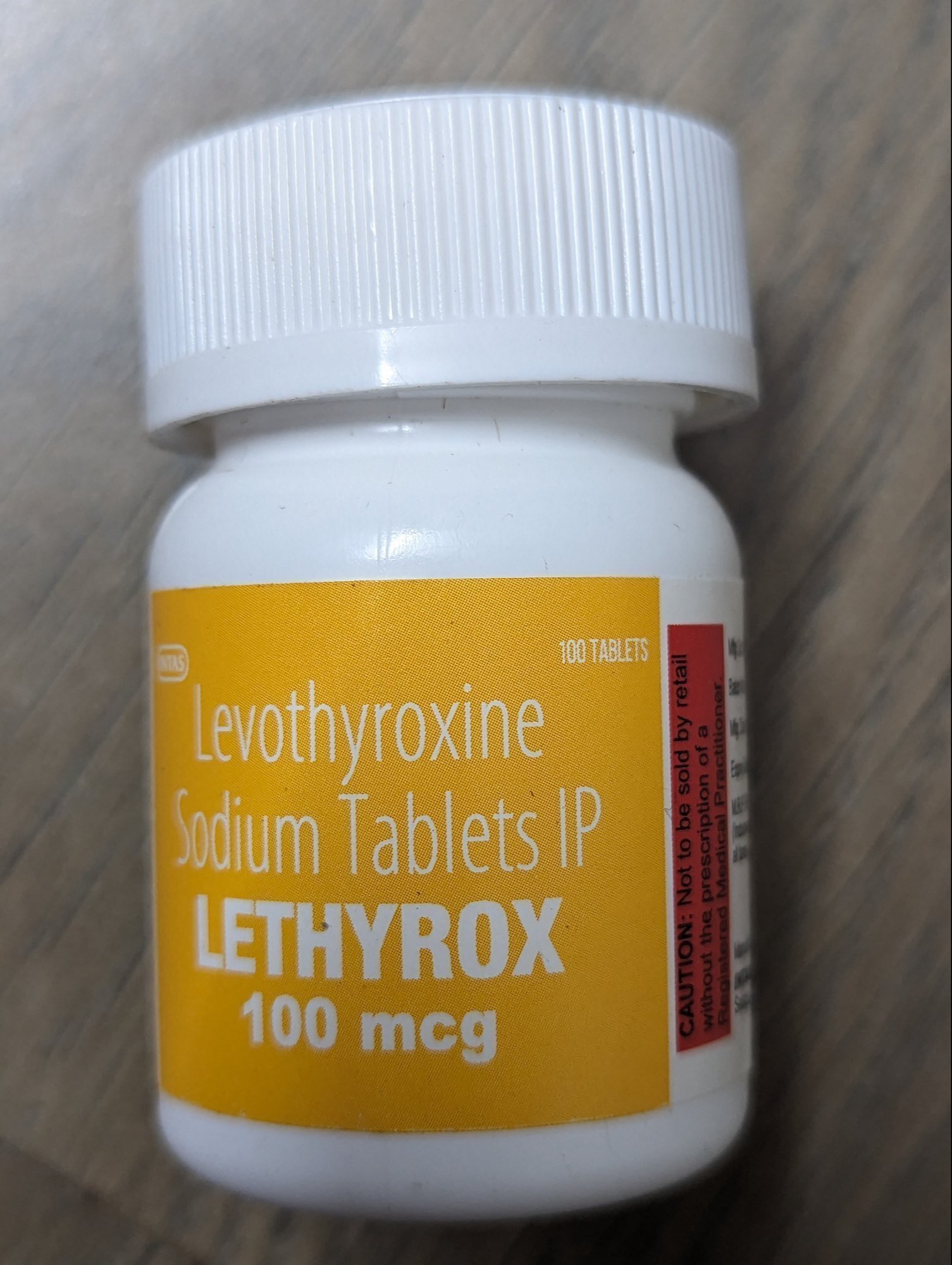 Lethyrox 100 Mcg Tablet 100 Lethyrox 100 Mcg Tablet 100