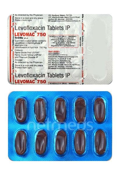 Levomac 750 Mg Tablet 10