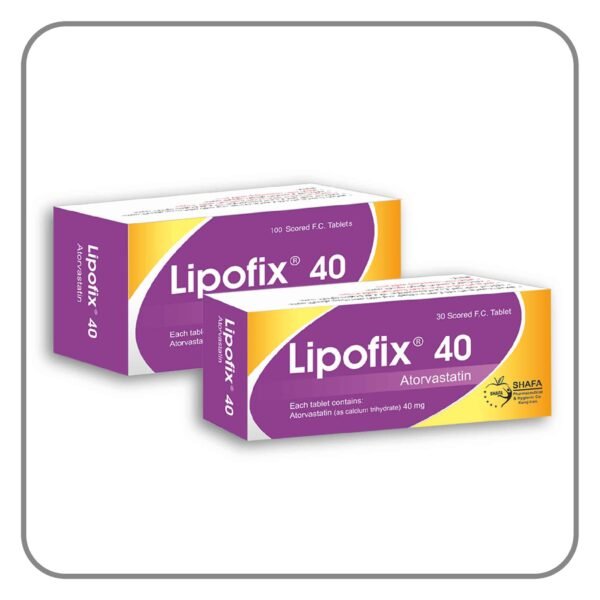 Lipofix 40 Mg Tablet 10