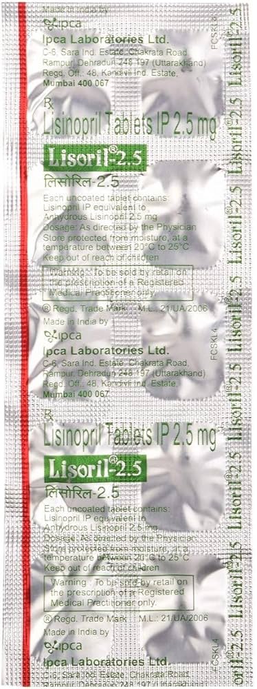 Lisoril 2.5 Mg Tablet 10