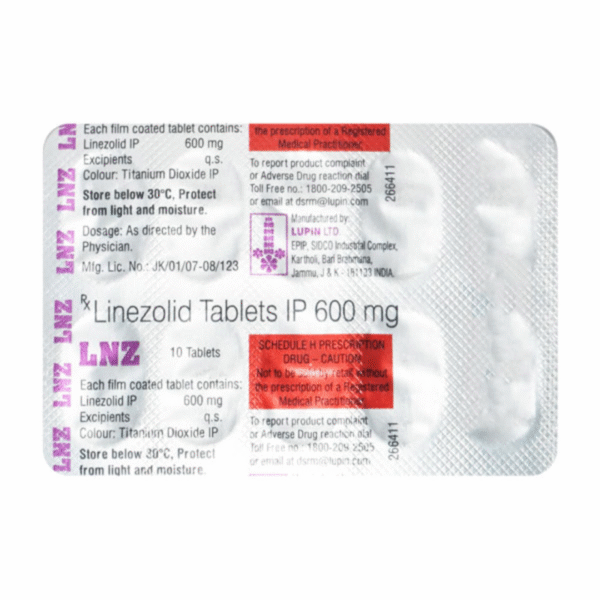 Lnz 600 Mg Tablet 4