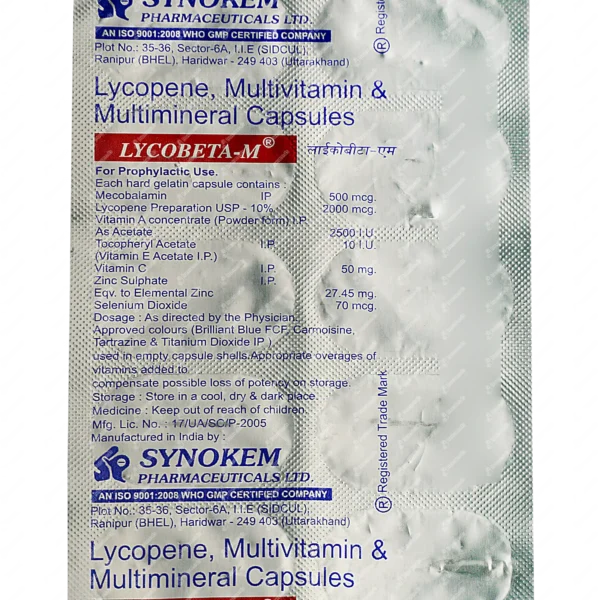 Lycobeta M Tablet 10