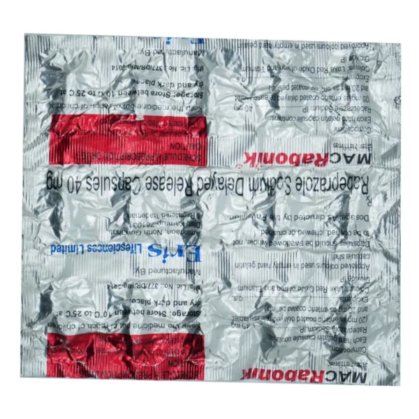 Mac Rabonik 40 Mg Capsule 10