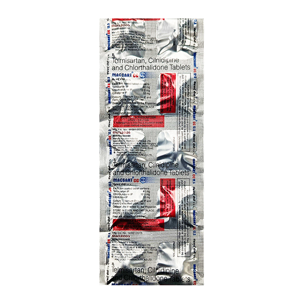 Macsart Cc 40/10/12.5 Mg Tablet 10