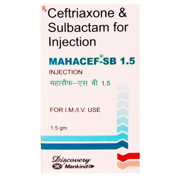 Mahacef-Sb 1000/500 Mg Injection 1