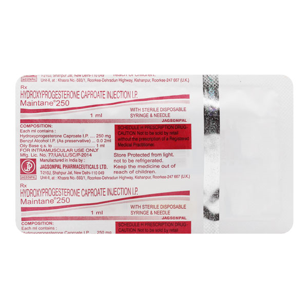 Maintane 250 Mg Injection 1 Ml