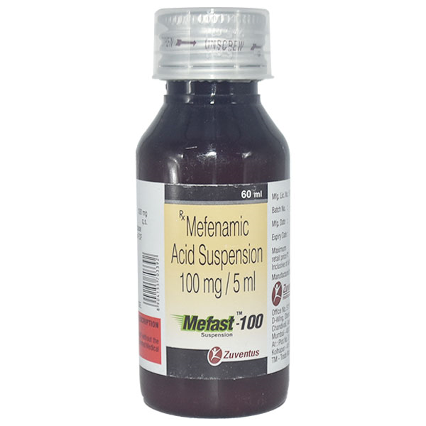 Mefast 100 Mg Suspension 60 Ml