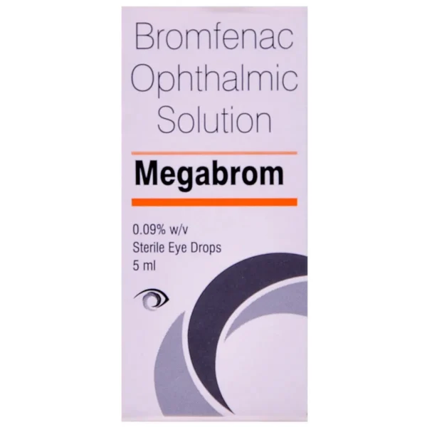 Megabrom 0.09 % Eye Drops 5 Ml