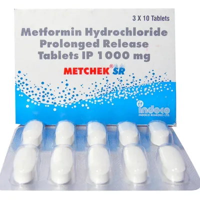Metchek 1000 Mg Tablet Sr 10
