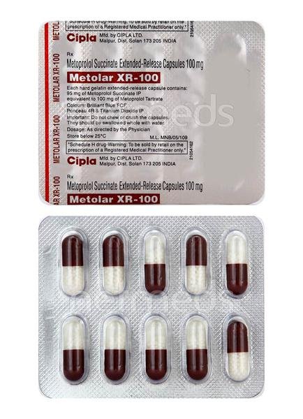 Metolar Xr 100 Mg Capsule 10