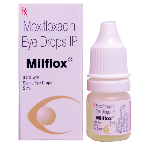 Milflox 0.5 % Eye Drops 5 Ml