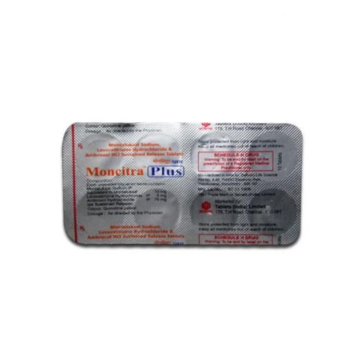 Moncitra Plus 5/10/75 Mg Tablet 10