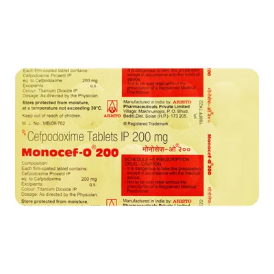 Monocef O 200 Mg Tablet 10