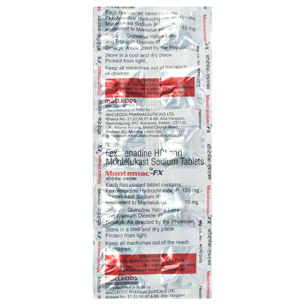 Montemac Fx 10/120 Mg Tablet 10
