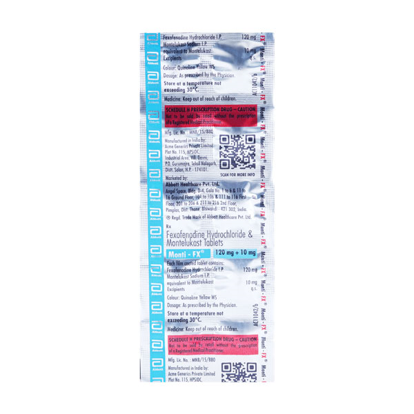 Monti Fx 10/200 Mg Tablet 10