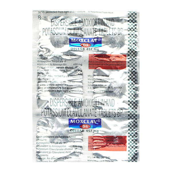Moxclav Ds 400/57 Mg Tablet 6