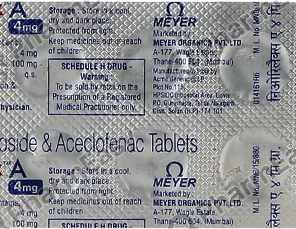 Neorelax A 4/100 Mg Tablet 10