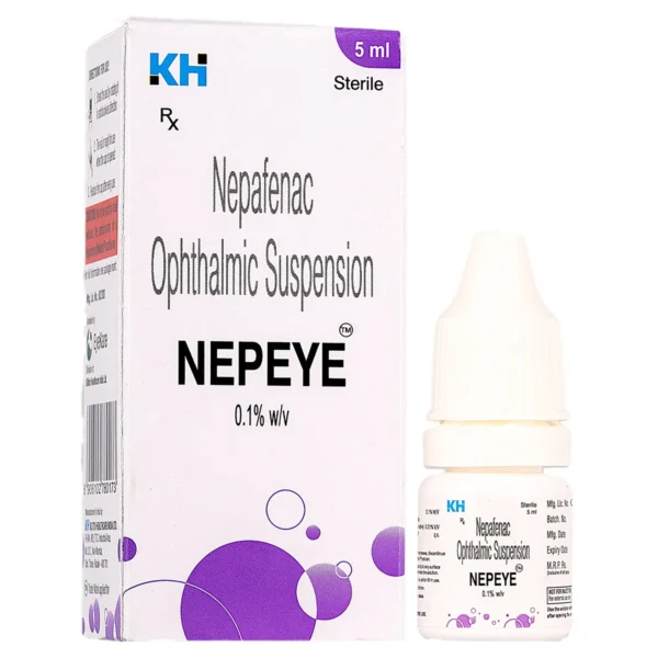 Nep 0.1 %W/V Eye Drops 5 Ml