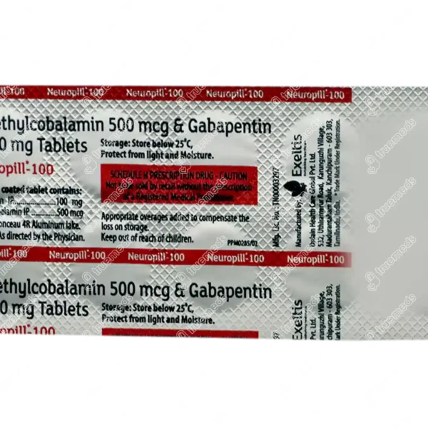 Neuropill 100/0.5 Mg Tablet 10