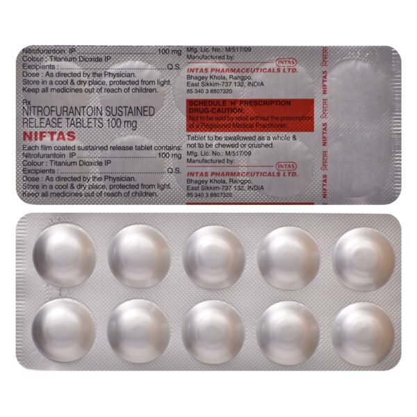 Niftas 100 Mg Tablet 10