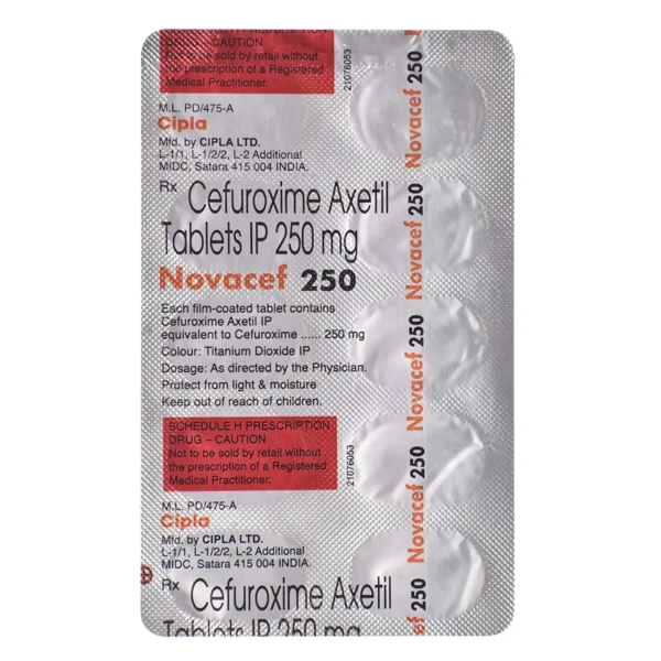 Novacef 250 Mg Tablet 4