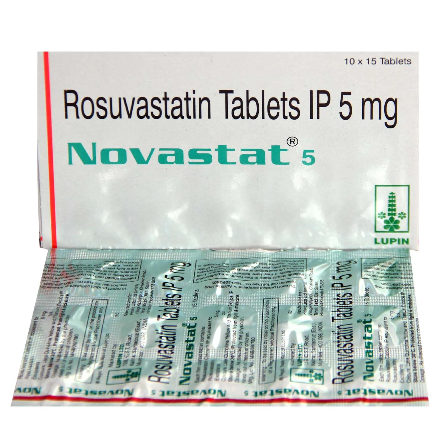 Novastat 5 Mg Tablet 10